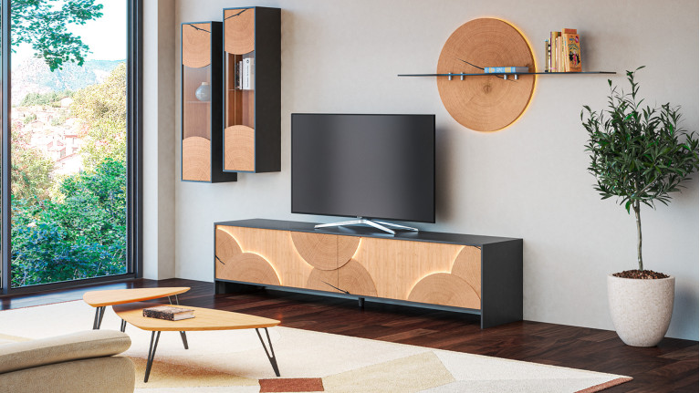 EQUINOXE TV cabinet | Make nature part of your program